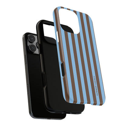 Mocha Stripe iPhone Case