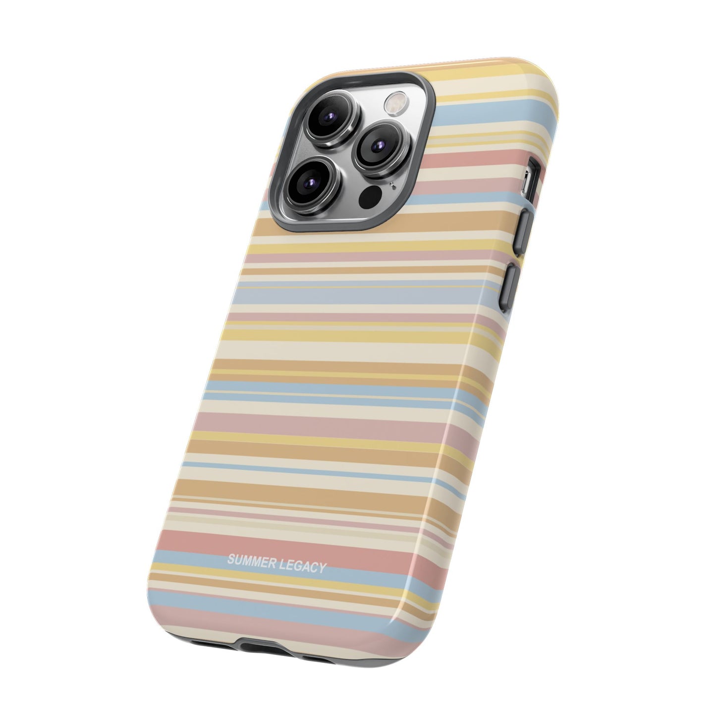 Lychee Multi-stripe iPhone Case
