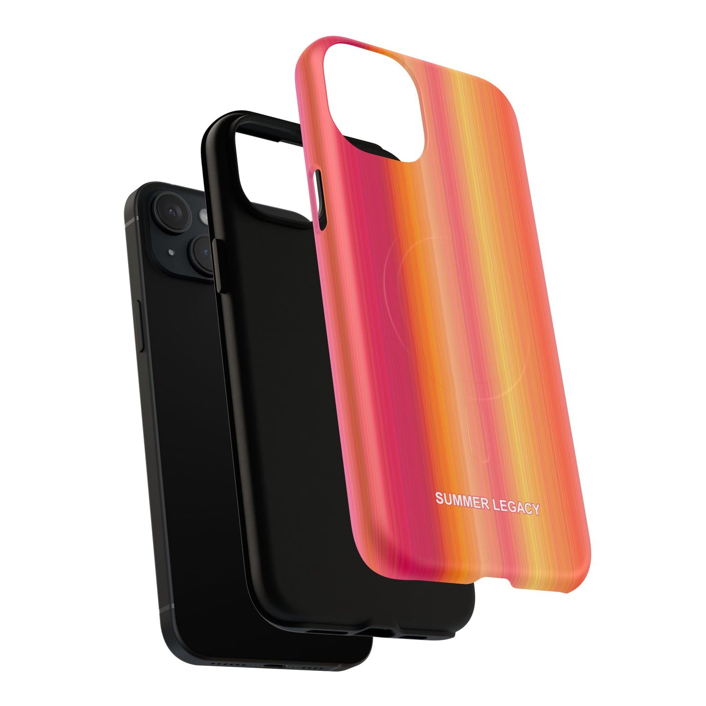 Amber Glow Ombre Stripe MagSafe Case
