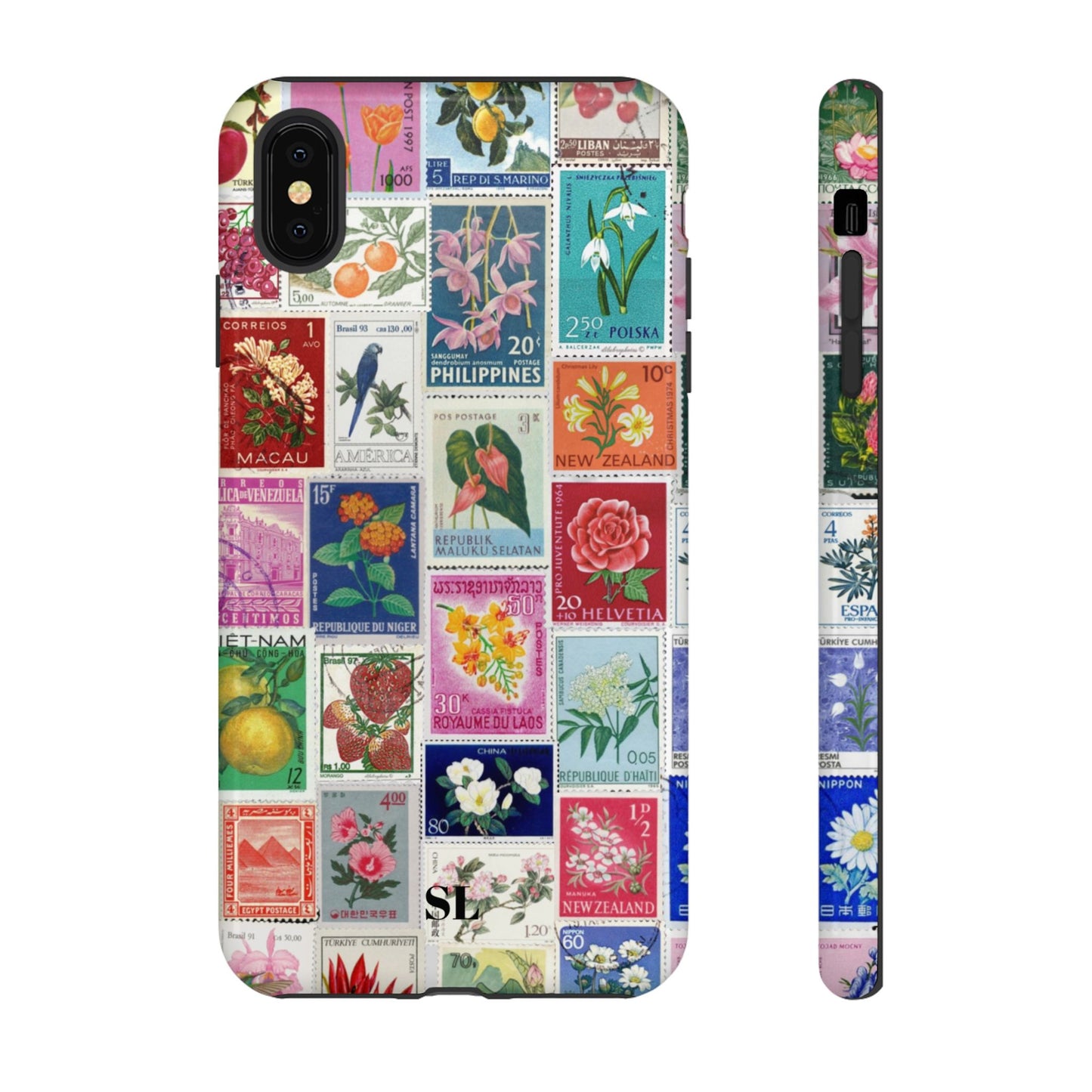 Postcard Stamps iPhone Case