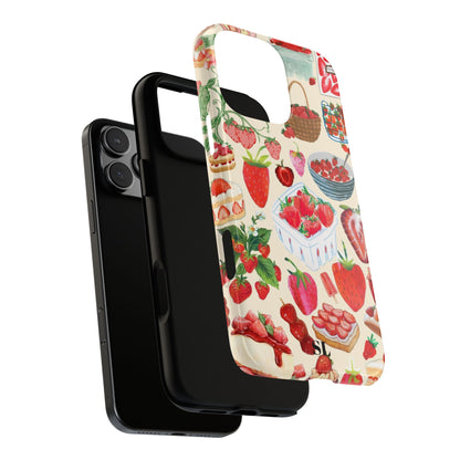 Strawberry Collage iPhone Case