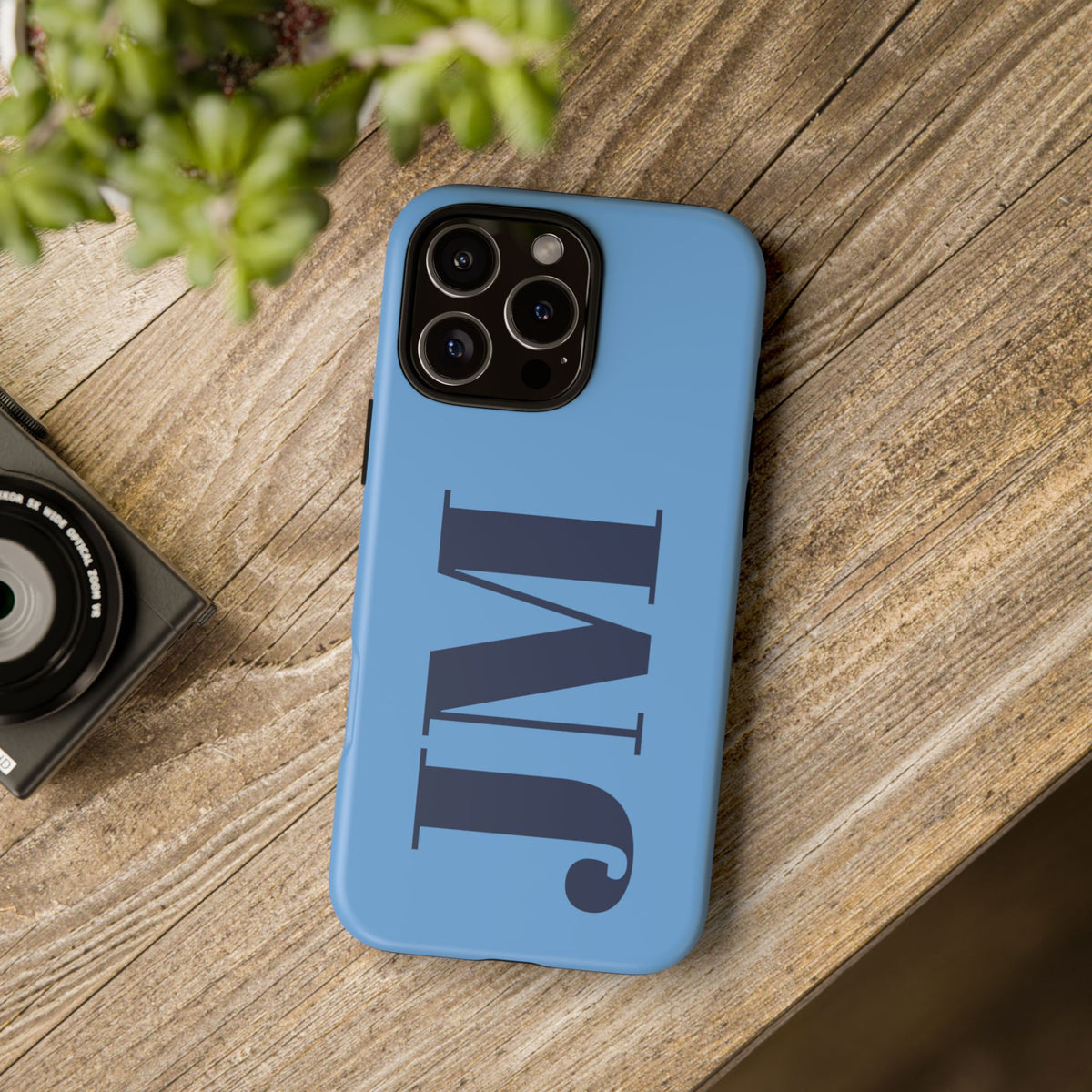 Lagoon Custom Initial iPhone Case