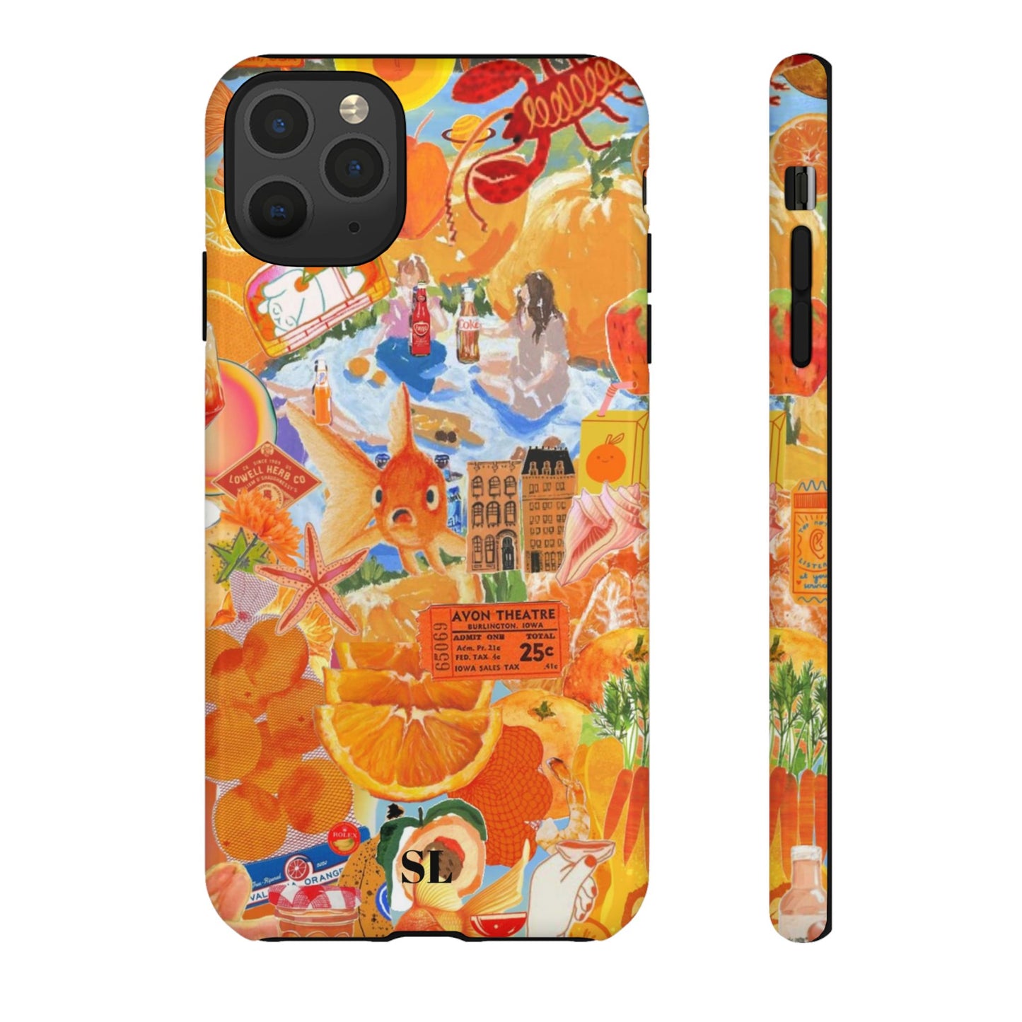 Orange Goldfish iPhone Case