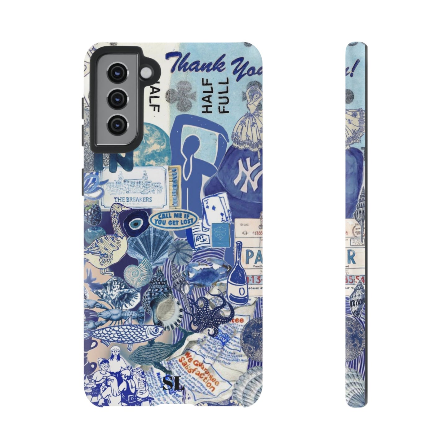 Blue Collage Samsung Case