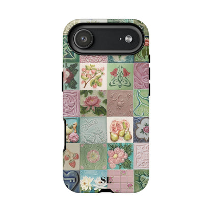 Garden Mosaic Tiles iPhone Case