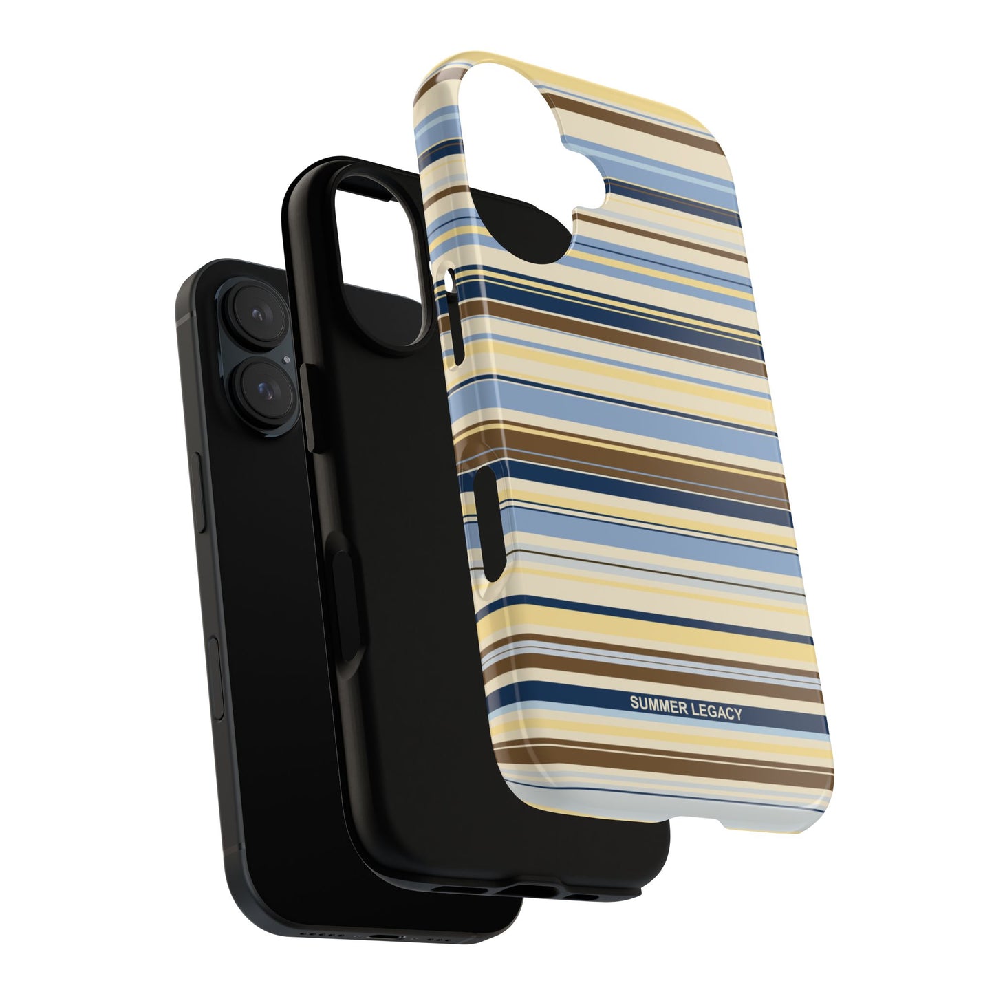 Coconut Multi-stripe iPhone Case