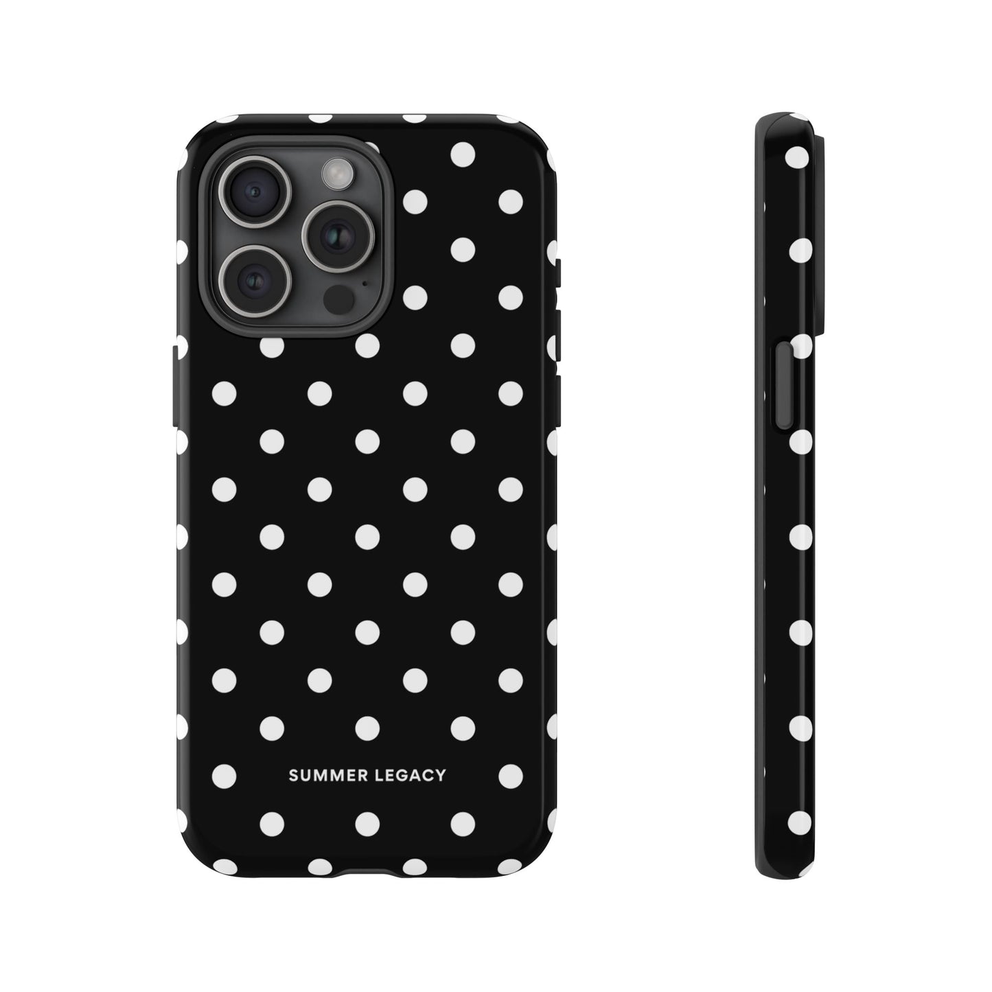 Ebony Polka Dot iPhone Case