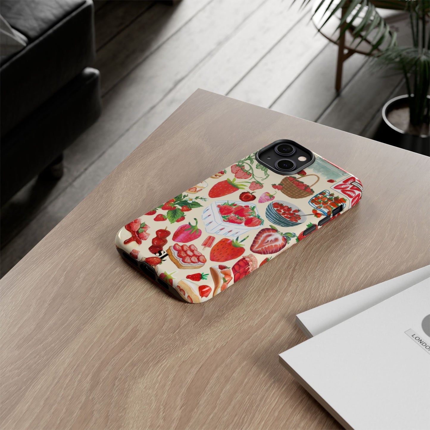 Strawberry Collage iPhone Case
