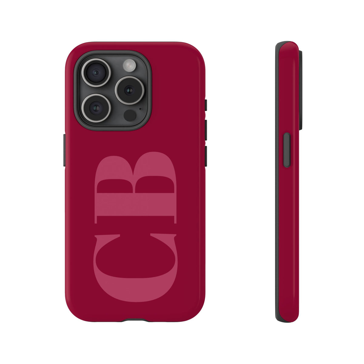 Berry Custom Initial iPhone Case