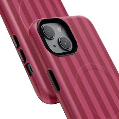 Berry Stripe MagSafe Case