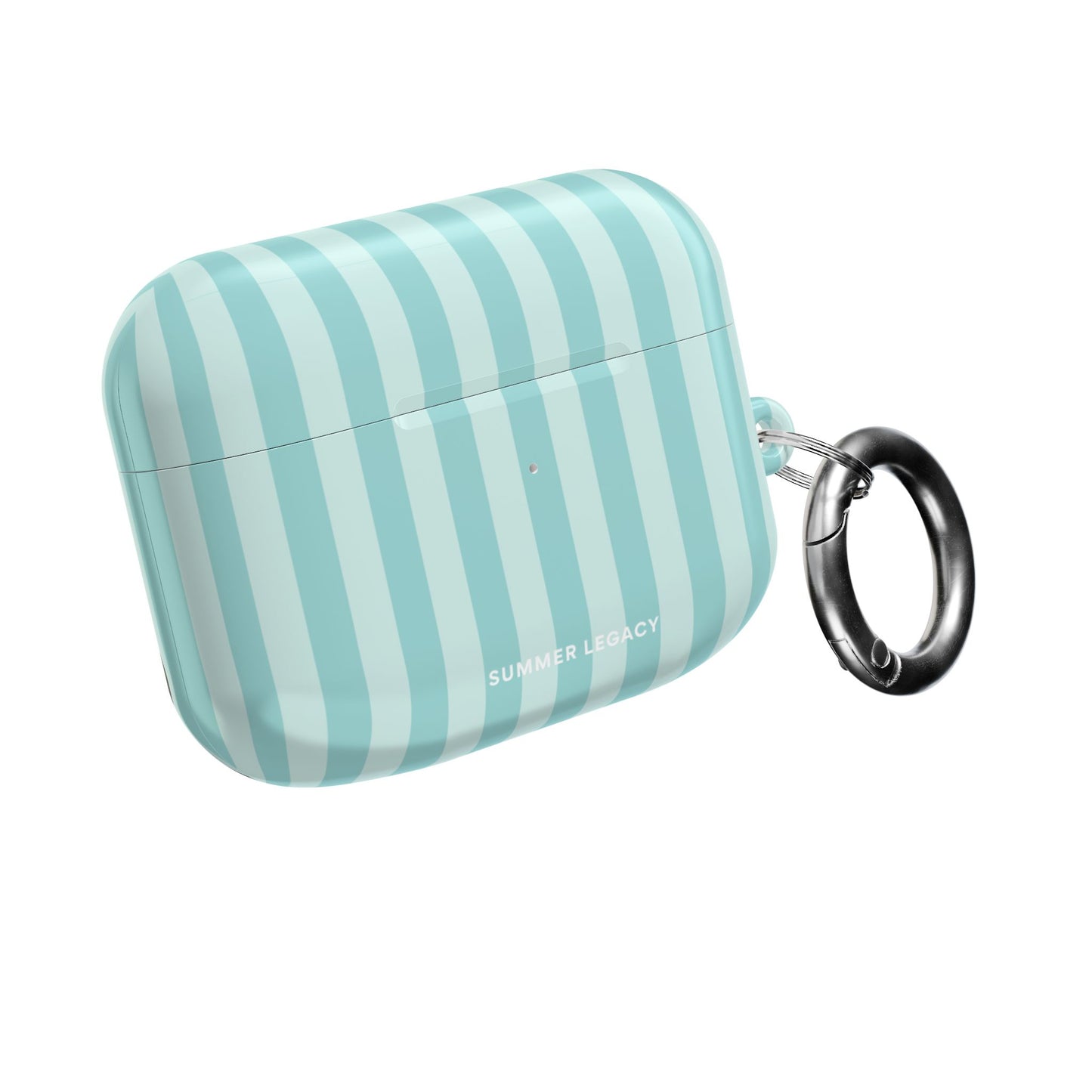 Teal Stripe AirPod Case