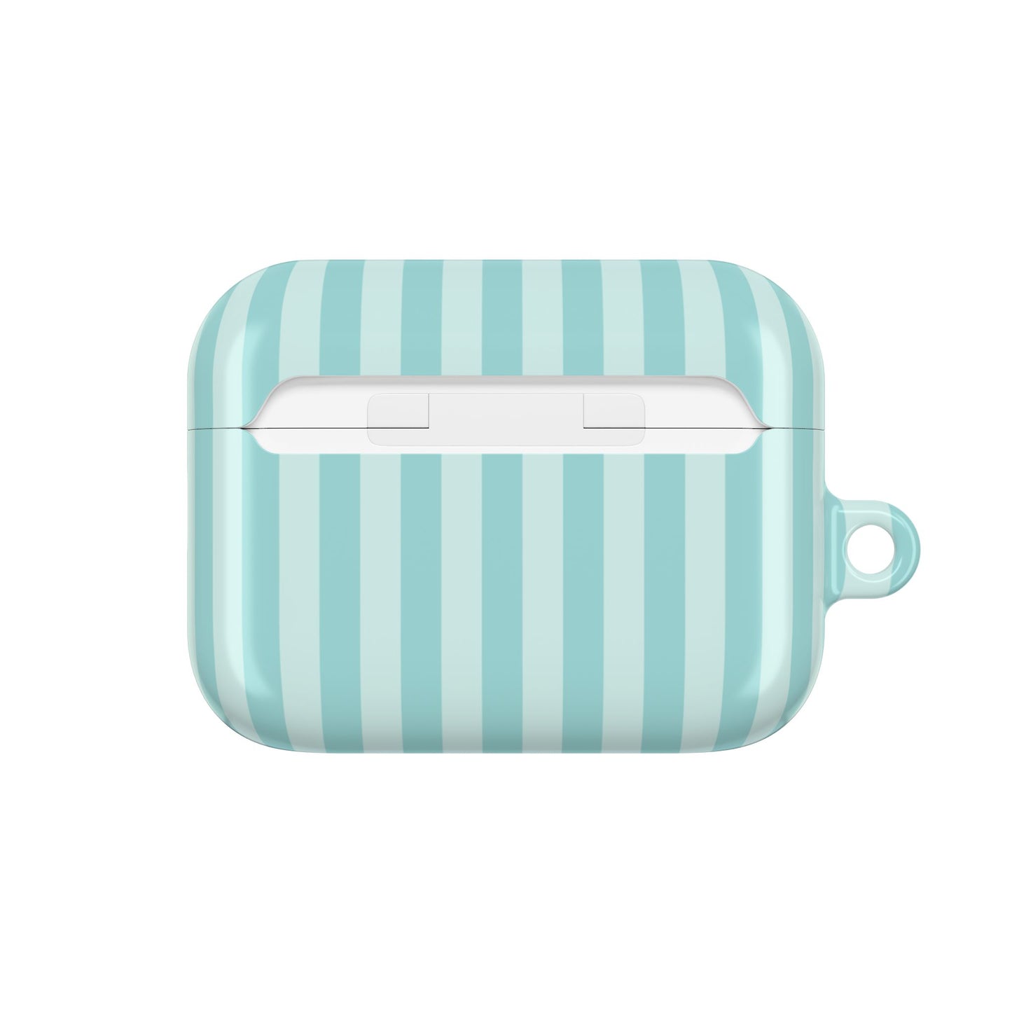 Teal Stripe AirPod Case