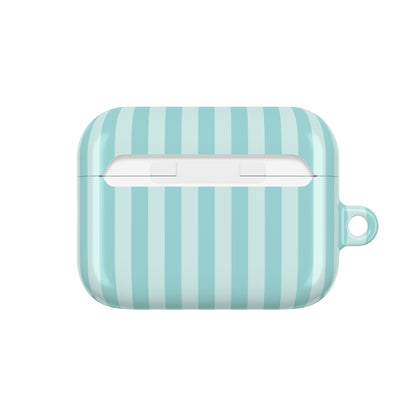 Teal Stripe AirPod Case