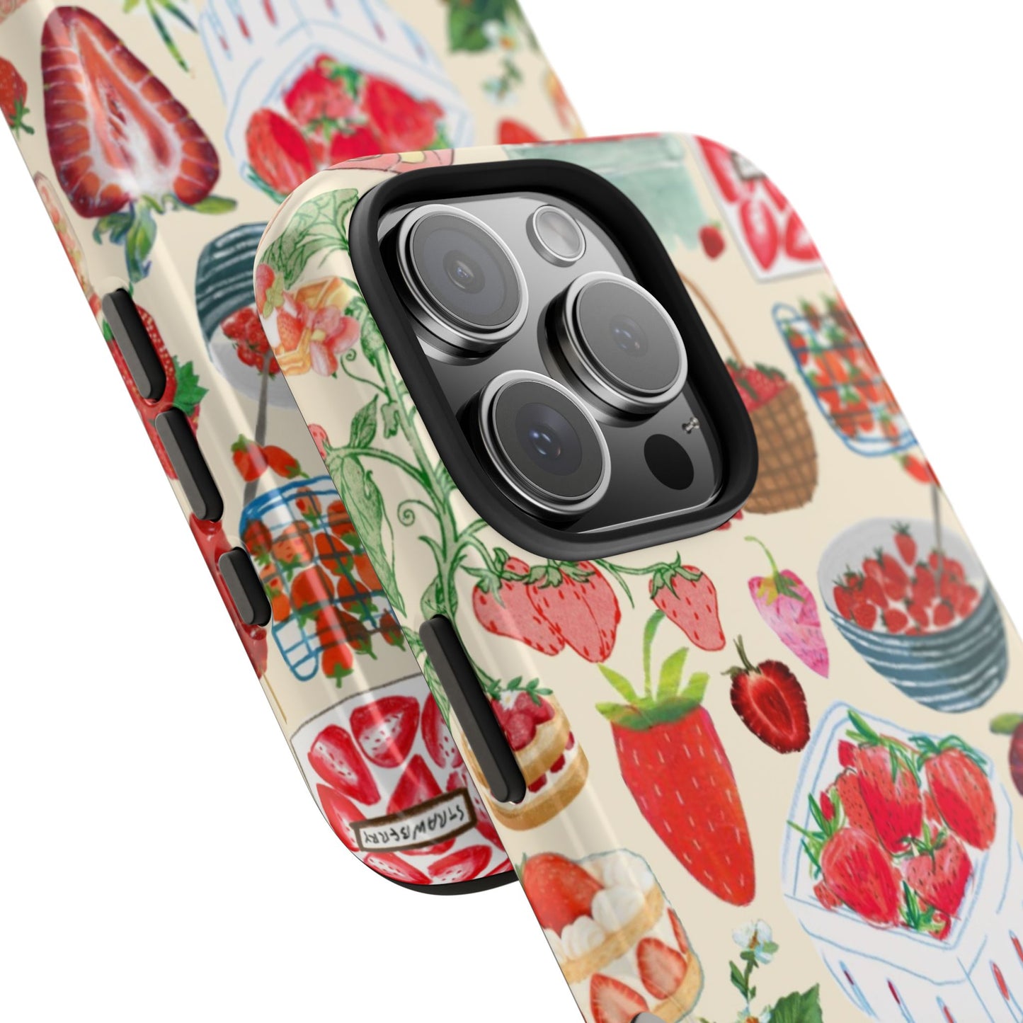 Strawberry Collage iPhone Case