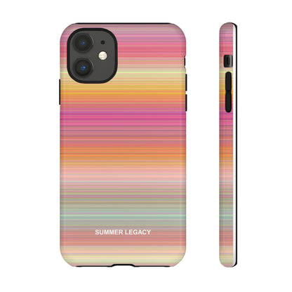 Champagne Ombre Stripe iPhone Case