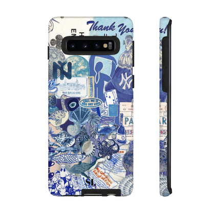 Blue Collage Samsung Case