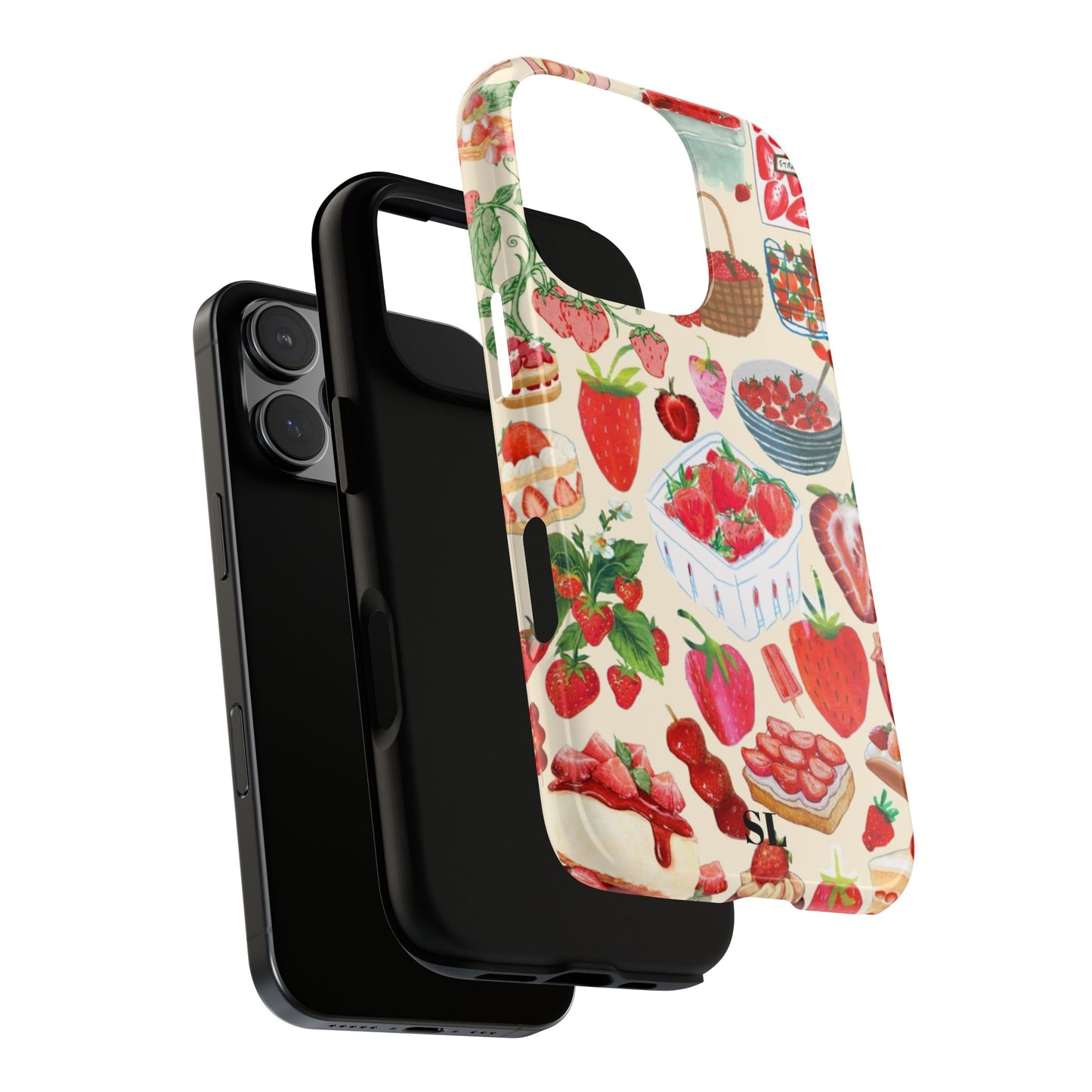 Strawberry Collage iPhone Case