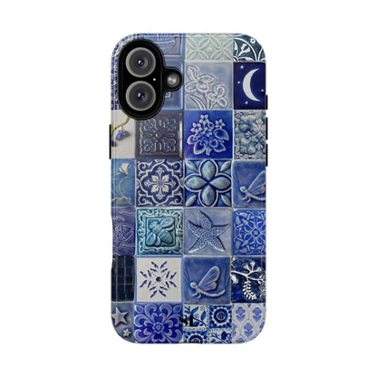 Midnight Mosaic Tiles iPhone Case
