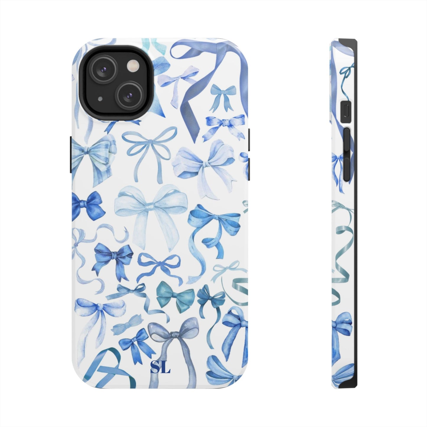 Blue Bows iPhone Case