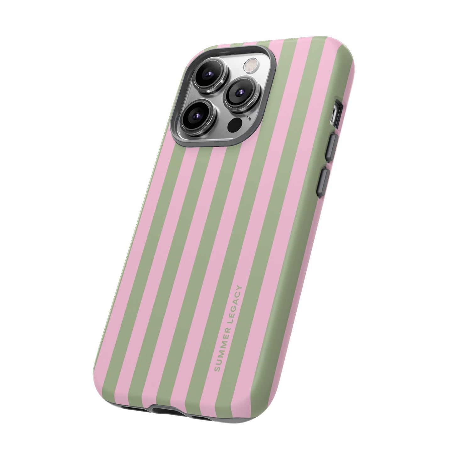 Guava Stripe iPhone Case