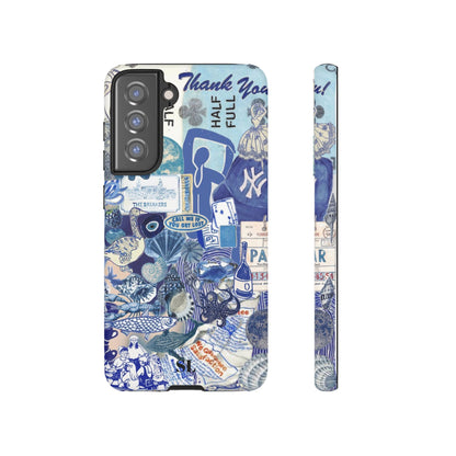 Blue Collage Samsung Case