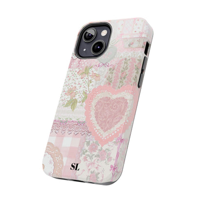 Blushing Floral Patchwork iPhone Case