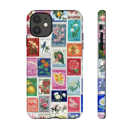 Postcard Stamps iPhone Case