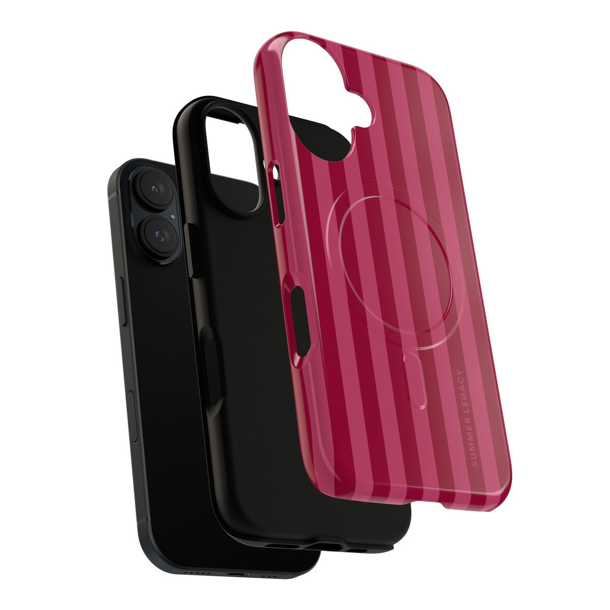 Berry Stripe MagSafe Case