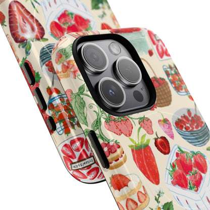 Strawberry Collage MagSafe Case
