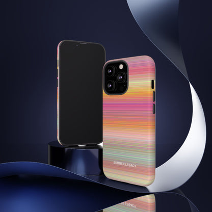 Champagne Ombre Stripe iPhone Case