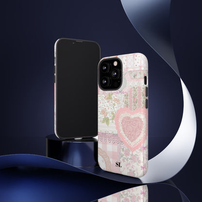 Blushing Floral Patchwork iPhone Case