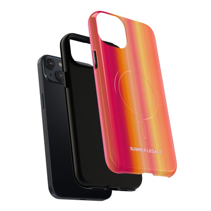 Amber Glow Ombre Stripe MagSafe Case