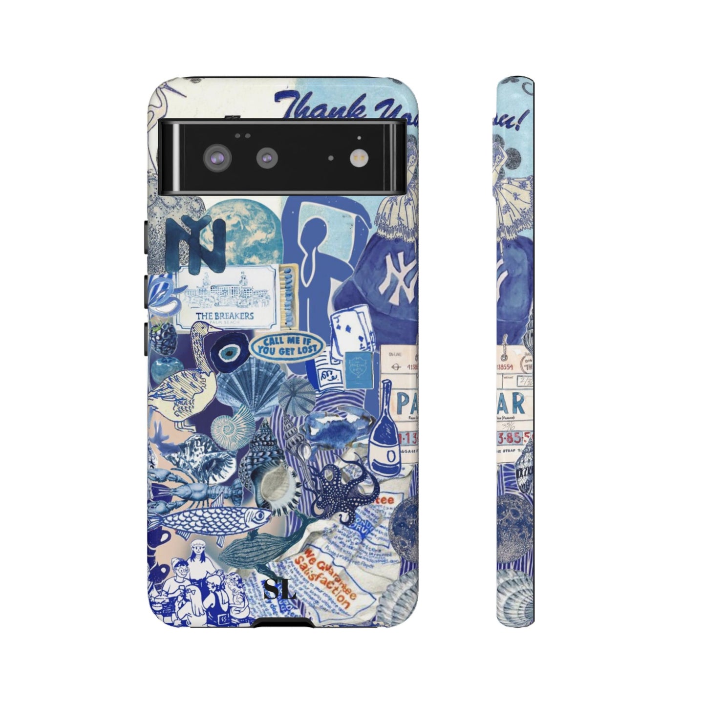 Blue Collage Google Pixel Case