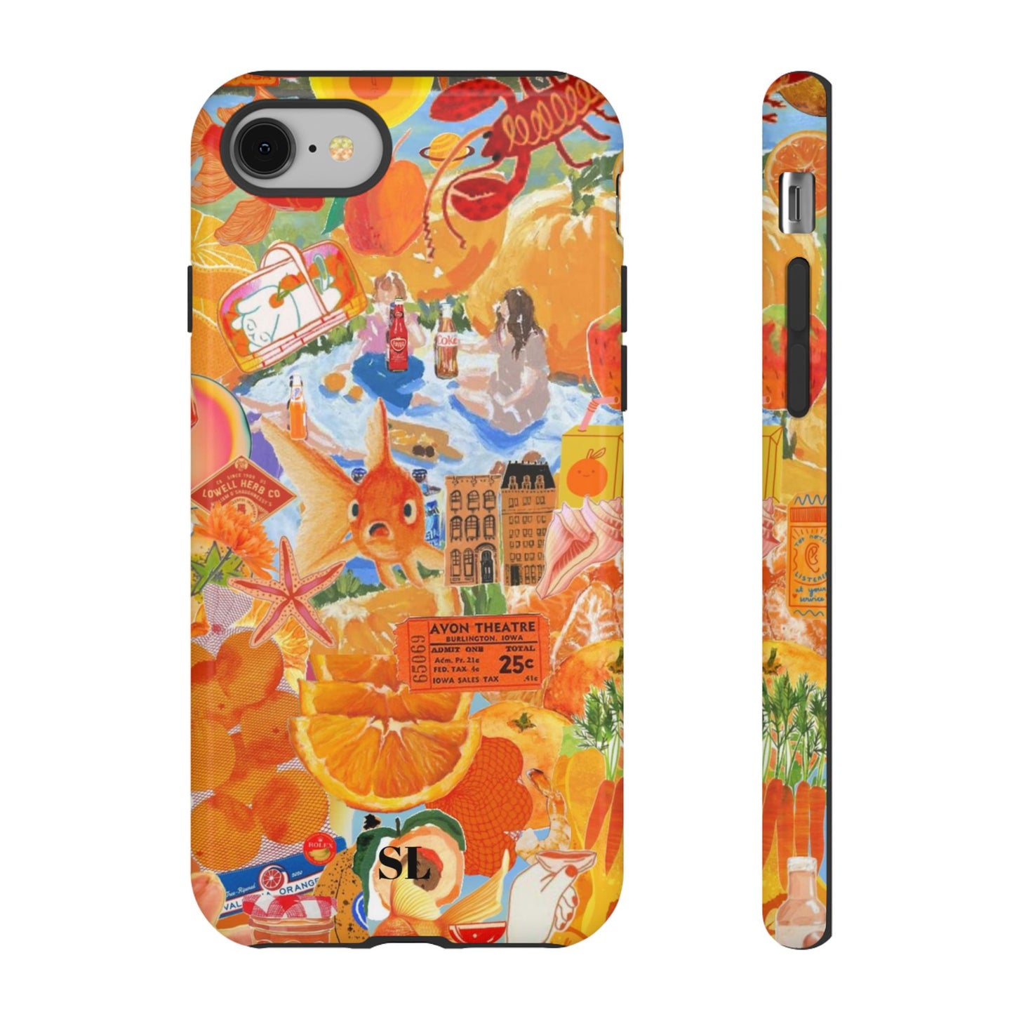 Orange Goldfish iPhone Case
