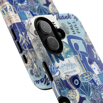 Blue Collage MagSafe Case