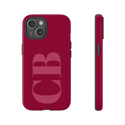 Berry Custom Initial iPhone Case