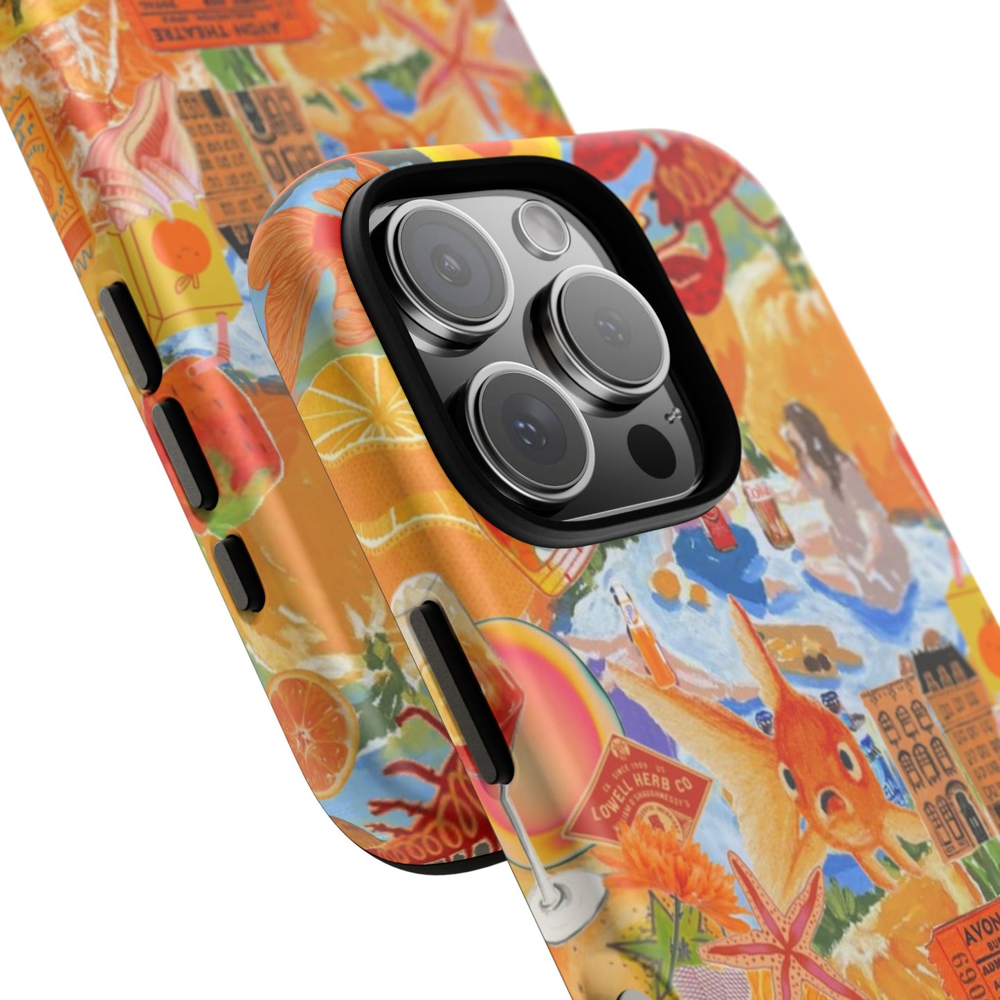 Orange Goldfish iPhone Case