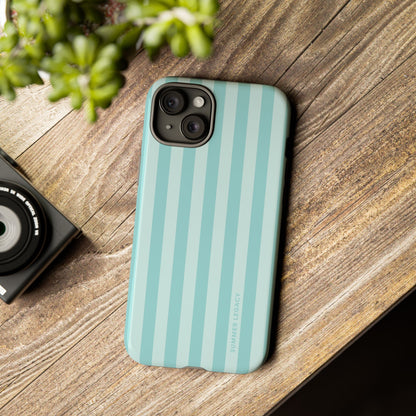 Teal Stripe iPhone Case