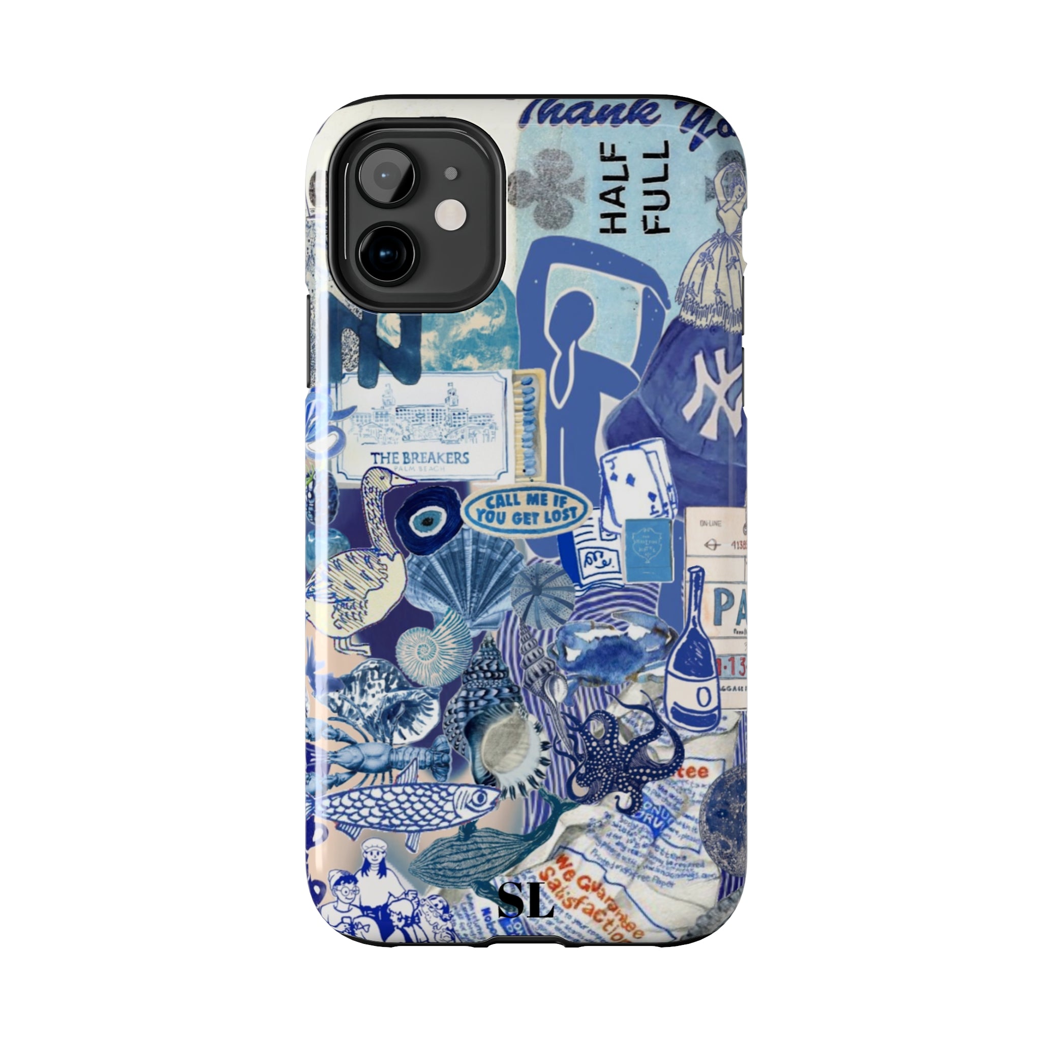 Blue Collage Phone Case Summer Legacy