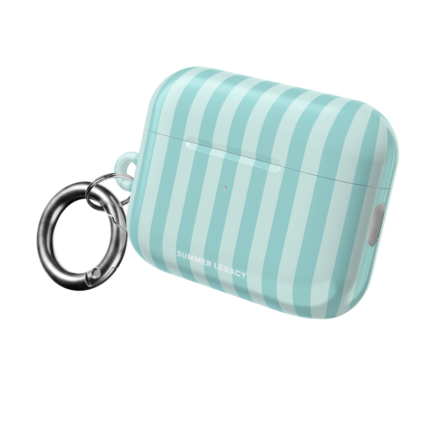 Teal Stripe AirPod Case
