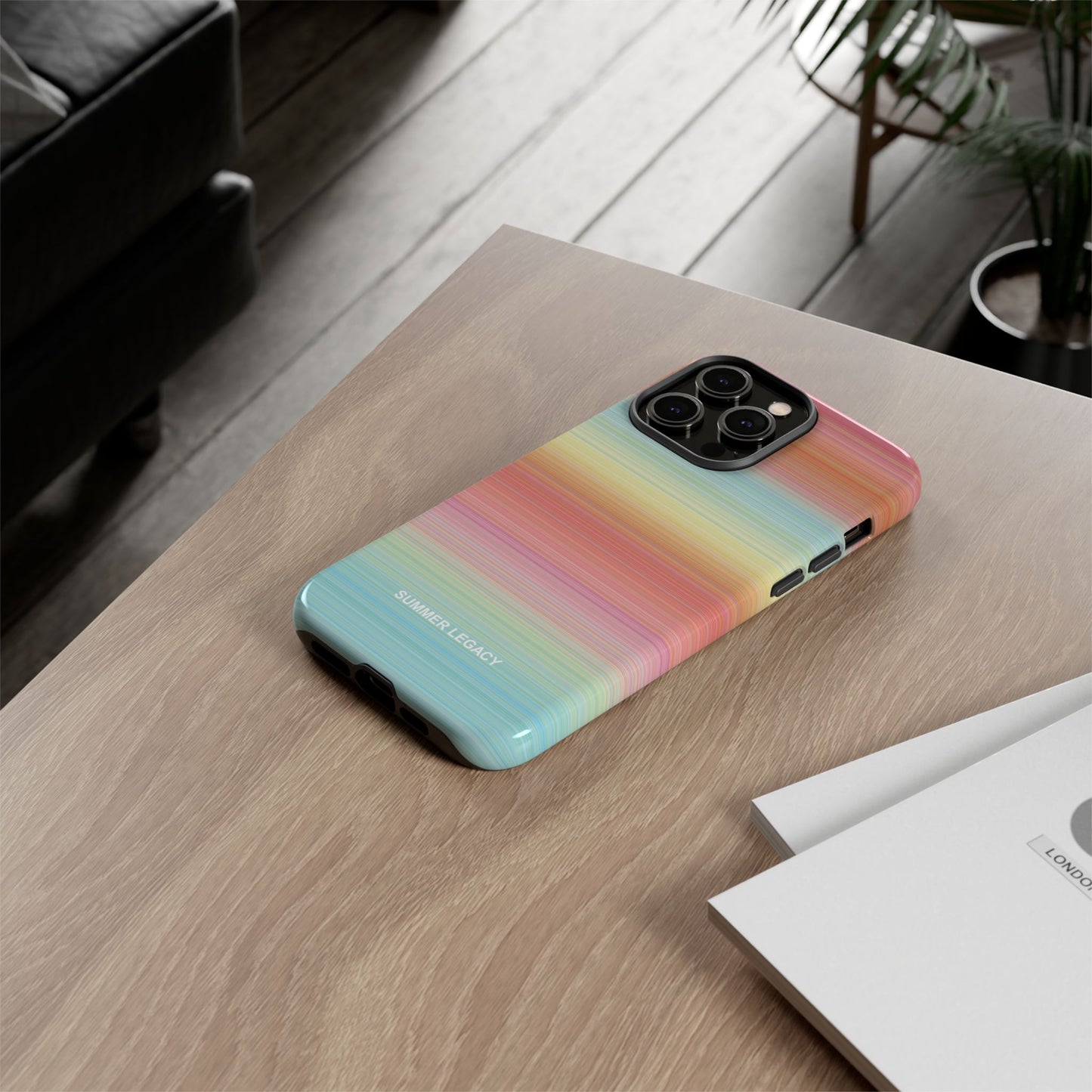 Sunrise Ombre Stripe iPhone Case