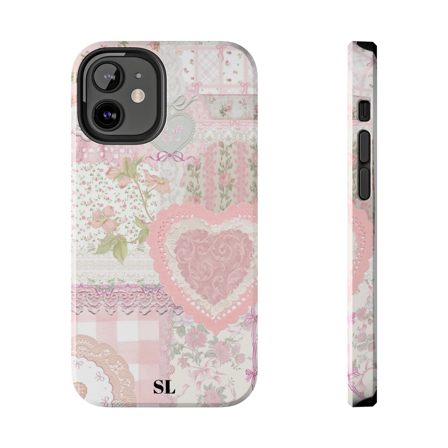 Blushing Floral Patchwork iPhone Case