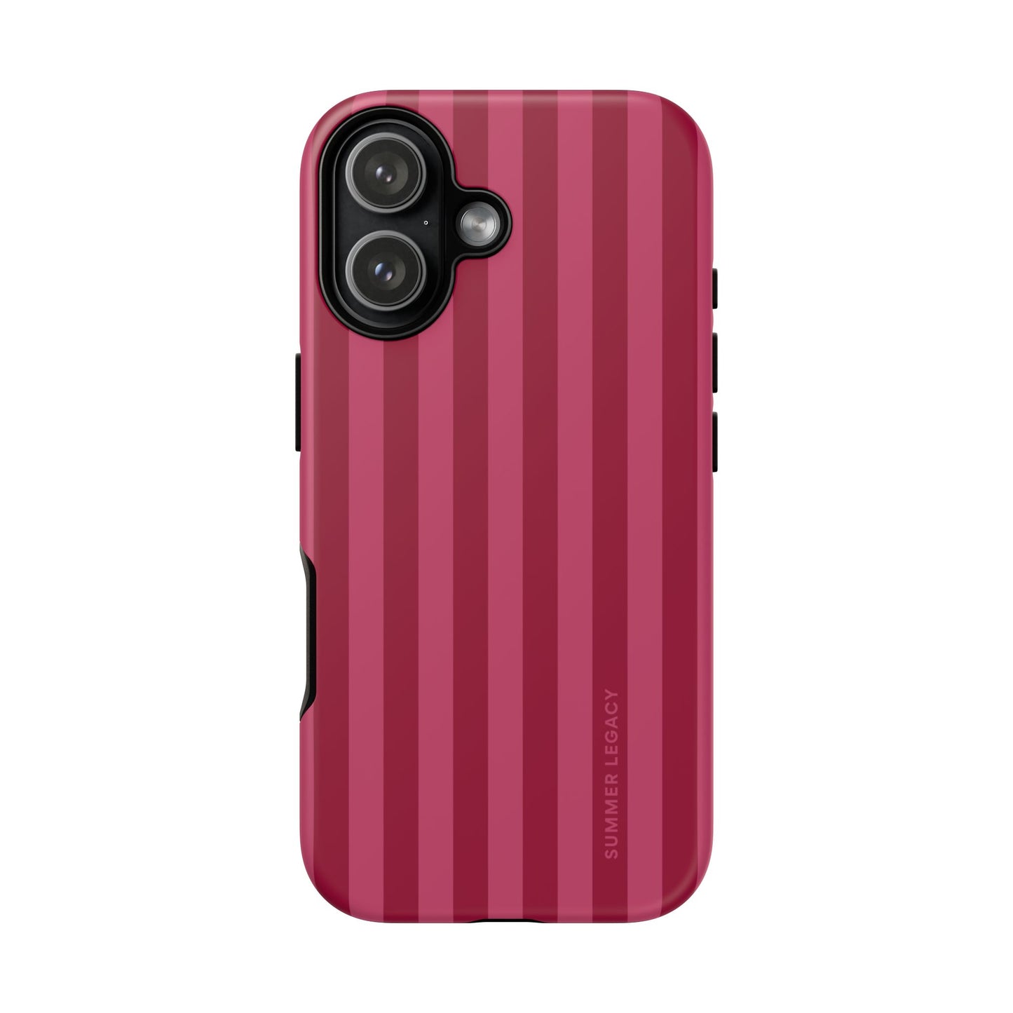 Berry Stripe iPhone Case