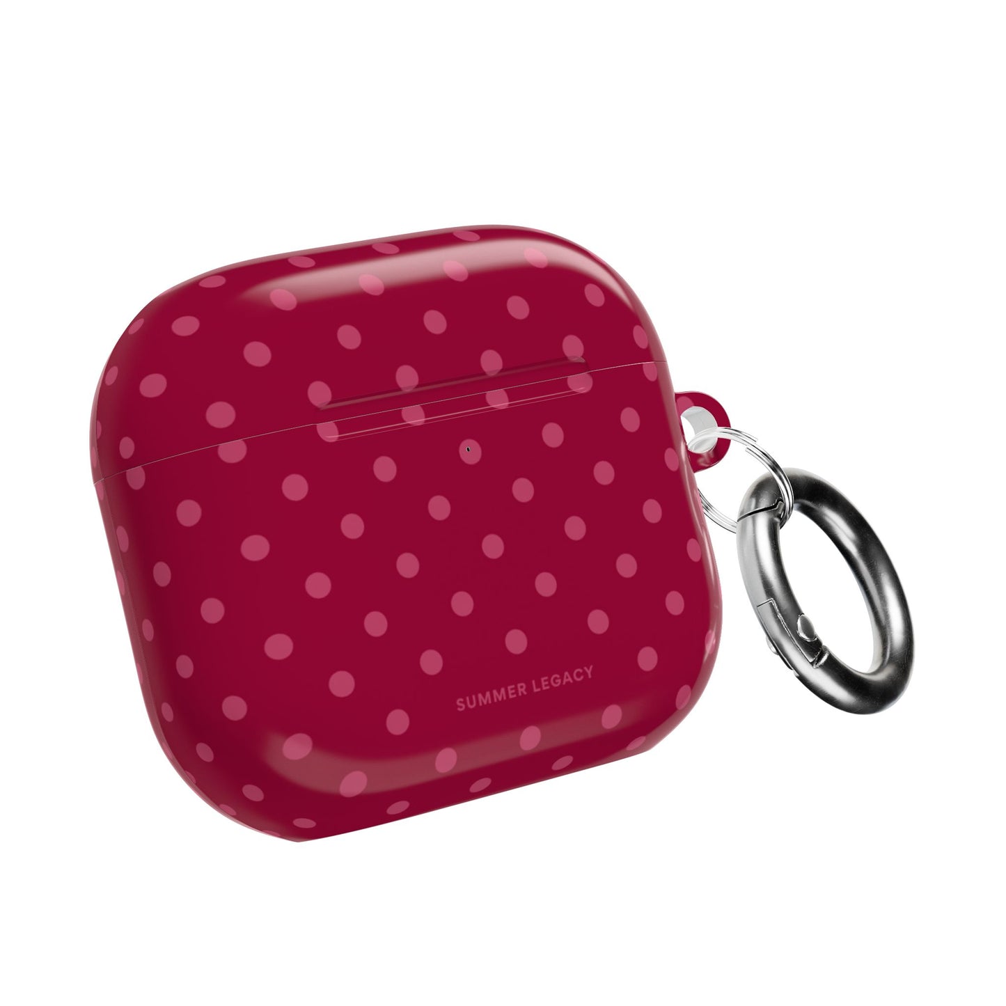 Berry Polka Dot AirPod Case