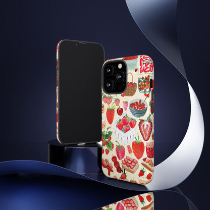 Strawberry Collage iPhone Case