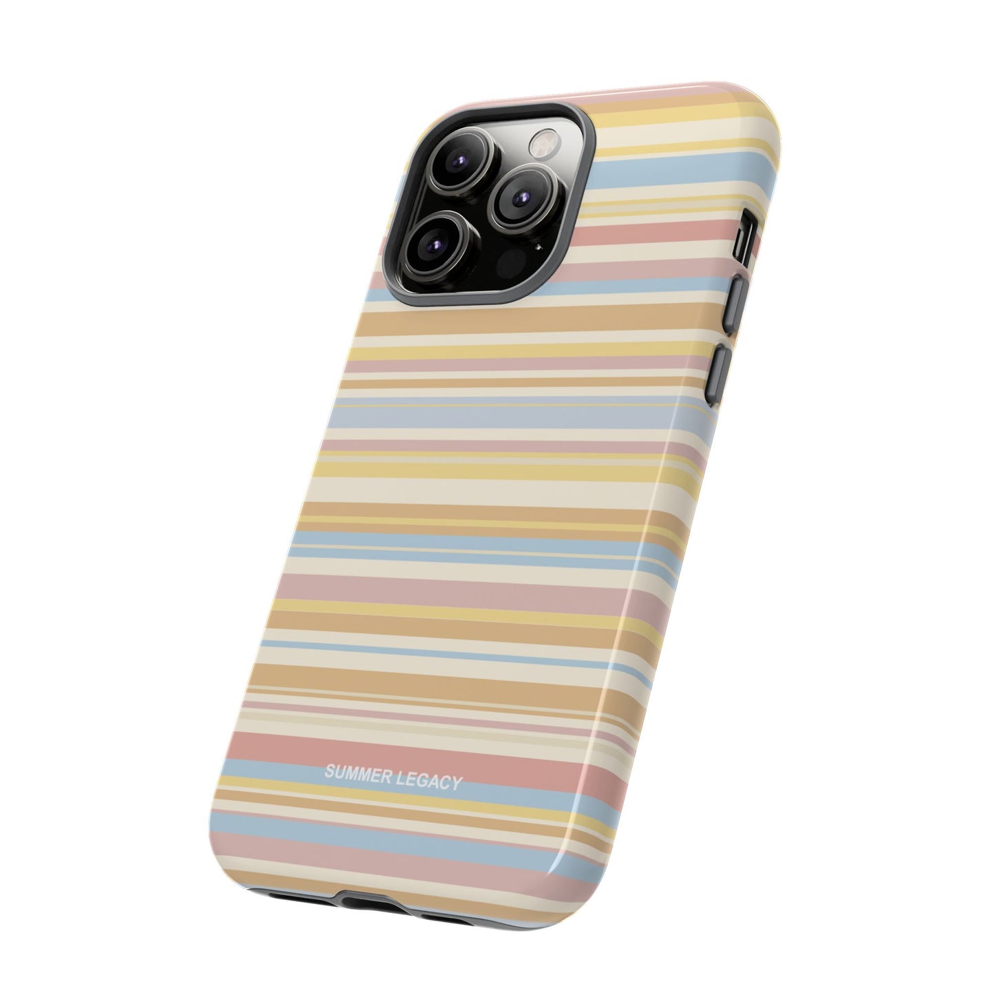 Lychee Multi-stripe iPhone Case