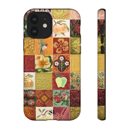 Orchard Mosaic Tiles iPhone Case