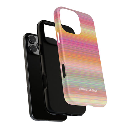 Champagne Ombre Stripe iPhone Case