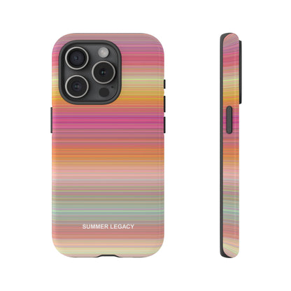 Champagne Ombre Stripe iPhone Case