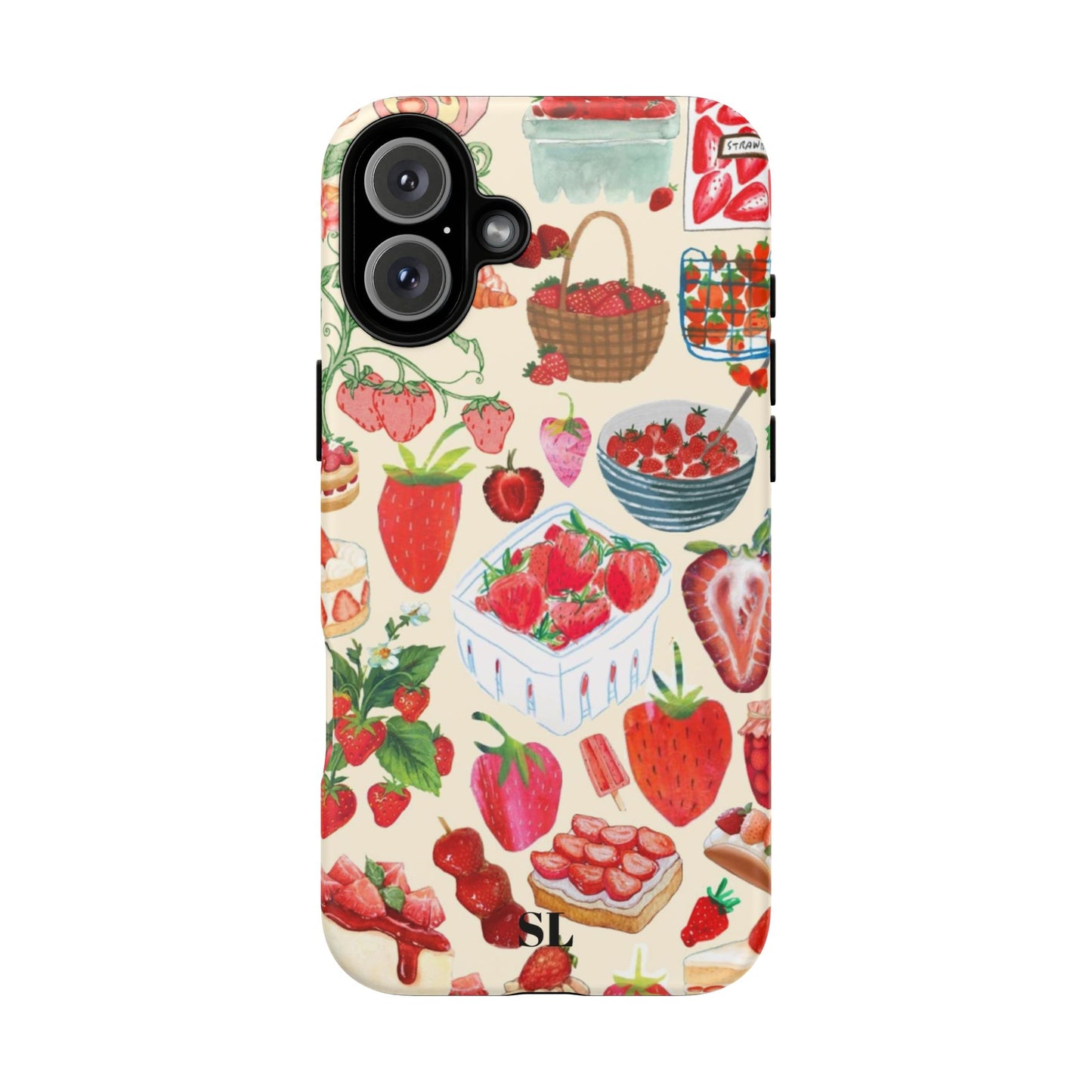 Strawberry Collage iPhone Case